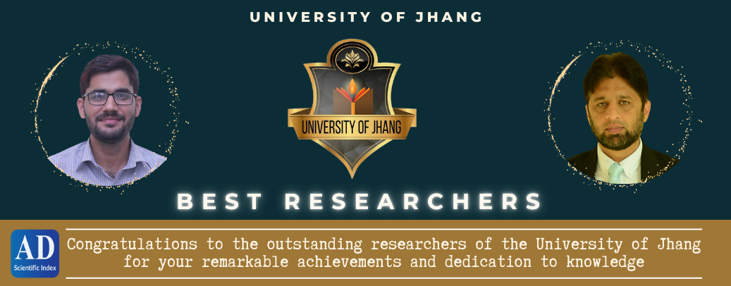 Best Researchers, University of Jhang