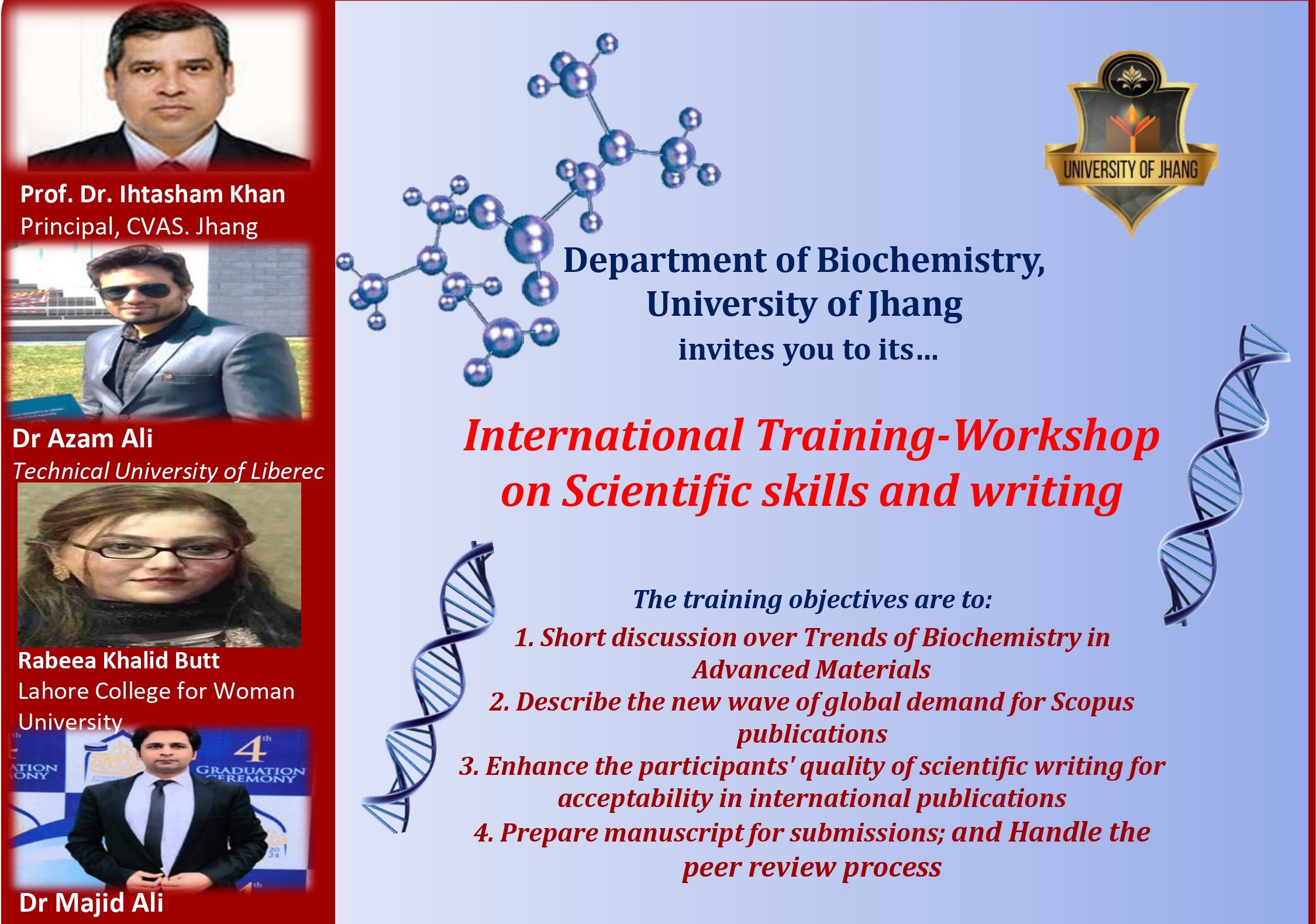 International Training-Workshop on Scientific Skills and Writing